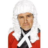 Smiffys judge's wig white costume accessory (British brand)