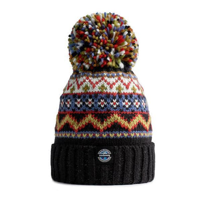 Superdrug Simon Wilson Superbobble Reflective Fair Isle Knit Bobble Hat- Buy online at McGrocer