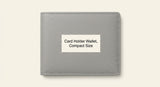Cartier card holder grained leather with palladium hardware, UK version