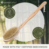 Hydréa London Classic Natural Bristle Body Brush (British brand)