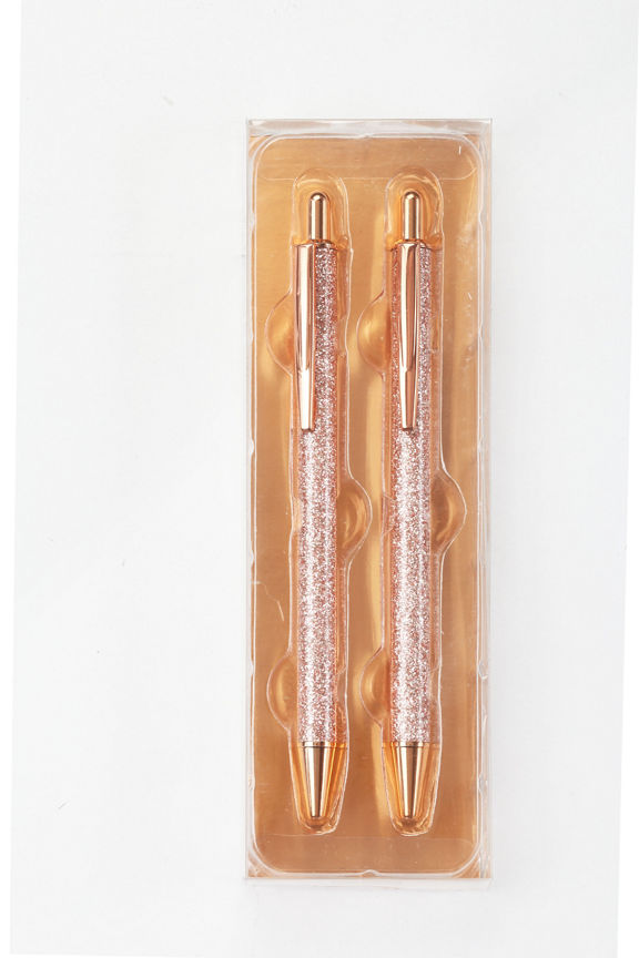 Pen & Gear Rose Gold Glitter Pens 2 Pack