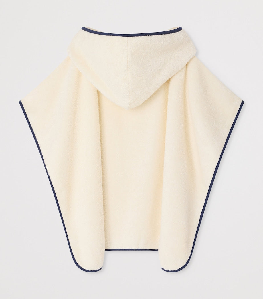 Bonpoint cotton logo towel poncho 4-8 years - British product
