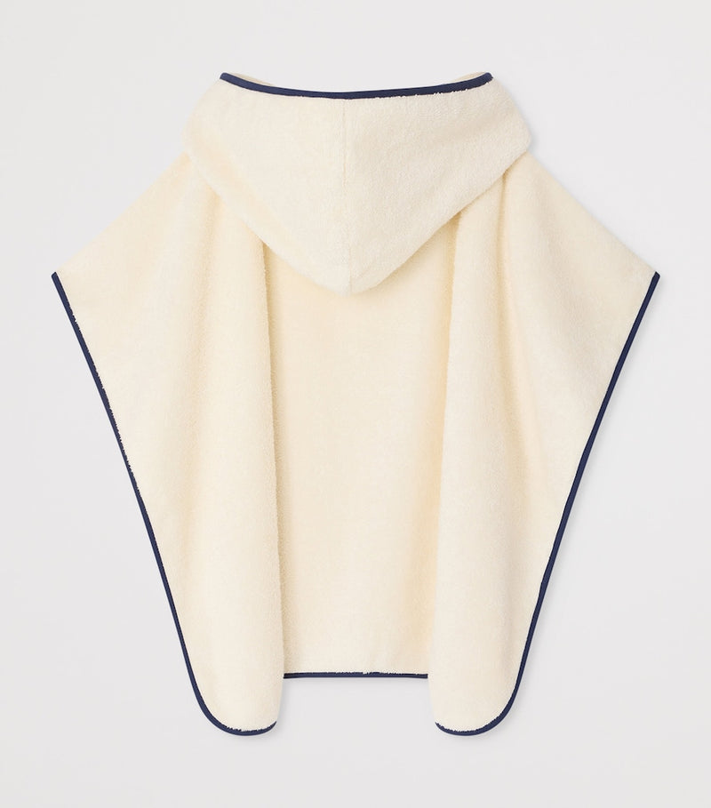 Bonpoint cotton logo towel poncho 4-8 years - British product