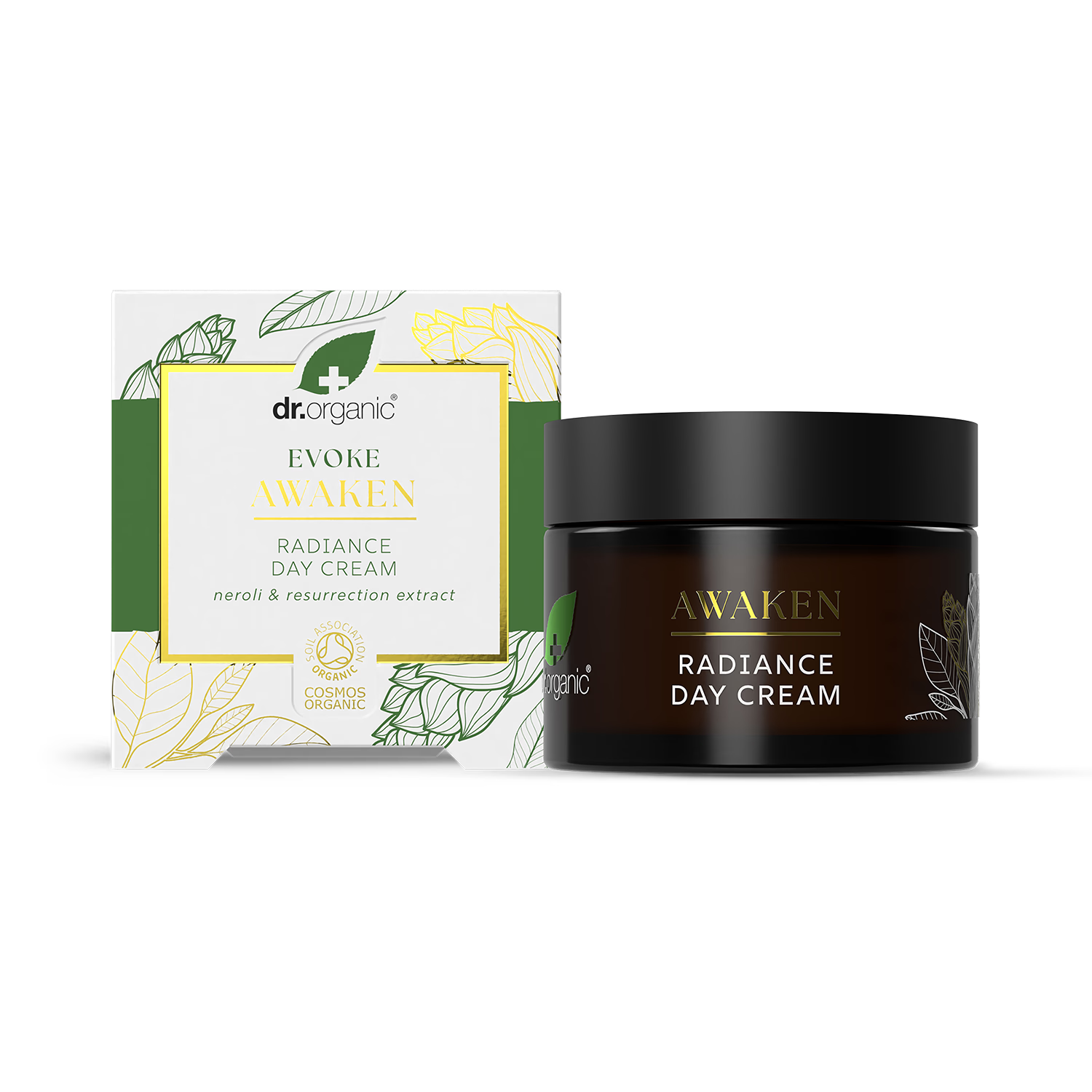 Dr Organic day cream Awaken 50ml, imported from the UK