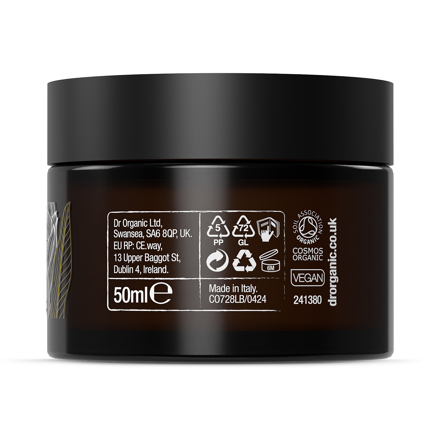 Dr Organic day cream Awaken 50ml, imported from the UK