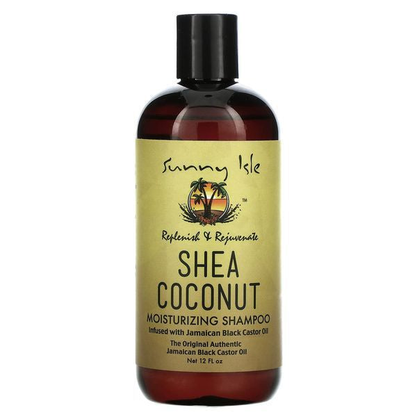 Sunny Isle shea coconut shampoo with Jamaican Black Castor oil, British product