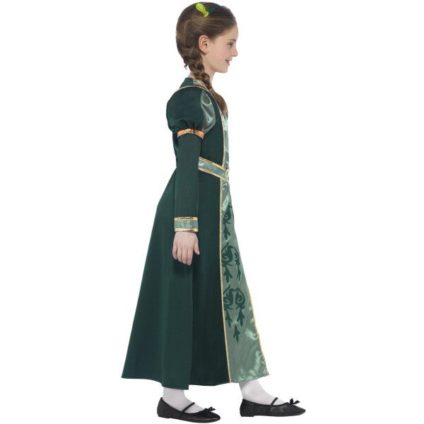 Smiffys Shrek Princess Fiona costume with dress and tiara, UK version