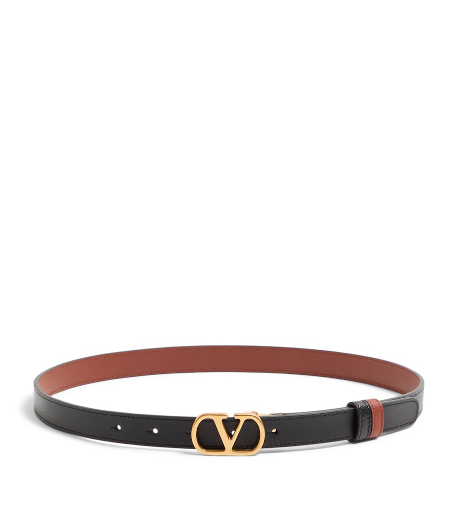 Valentino Garavani reversible VLogo belt calfskin leather, UK version