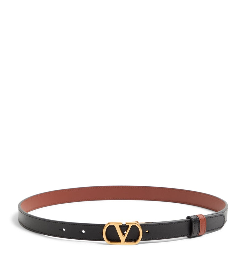 Valentino Garavani reversible VLogo belt calfskin leather, UK version