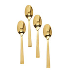 Ralph Lauren Home Titanium Academy Demitasse Spoons Set of 4, imported from the UK