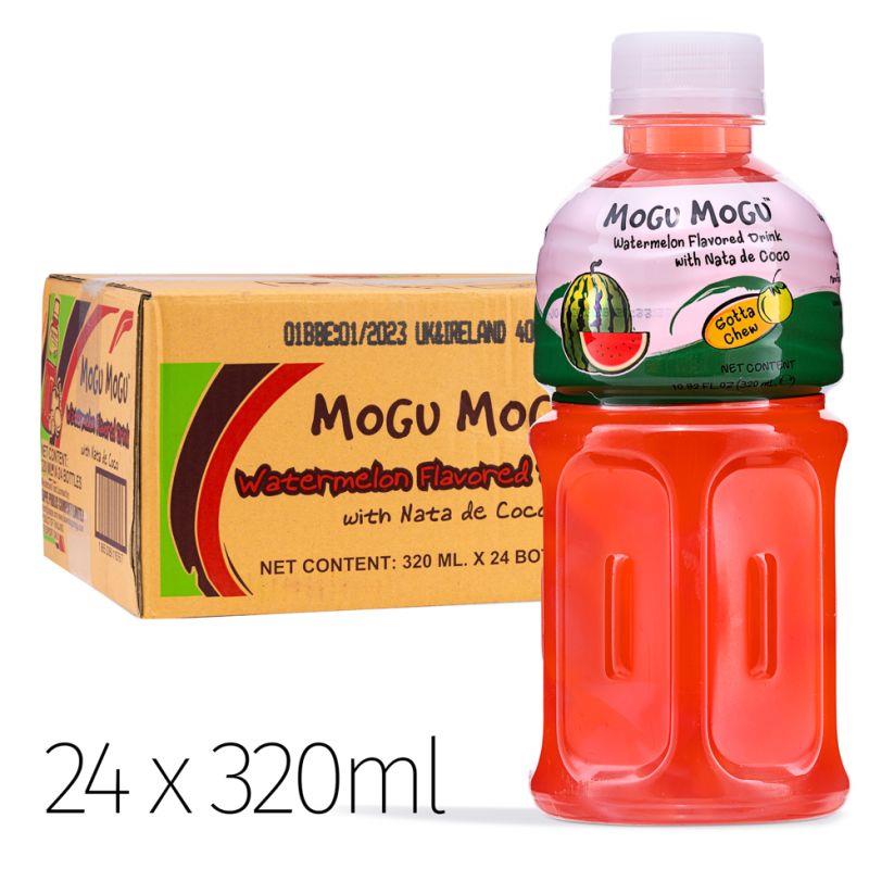 Mogu Mogu watermelon drink with nata de coco 24 pack, UK version