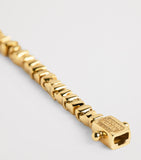 Suzanne Kalan yellow gold tennis bracelet 17.5cm, imported from the UK