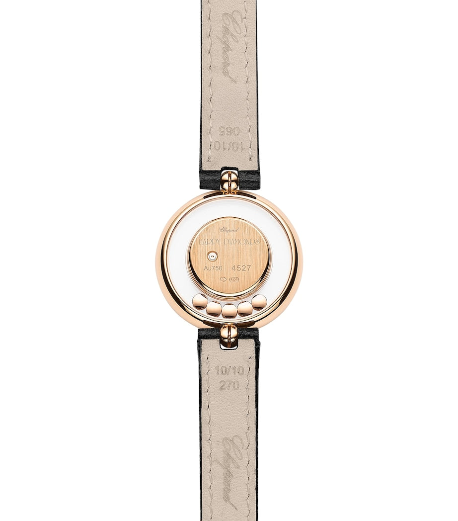 Chopard Happy Diamonds watch 26mm rose gold mother-of-pearl dial, imported from the UK