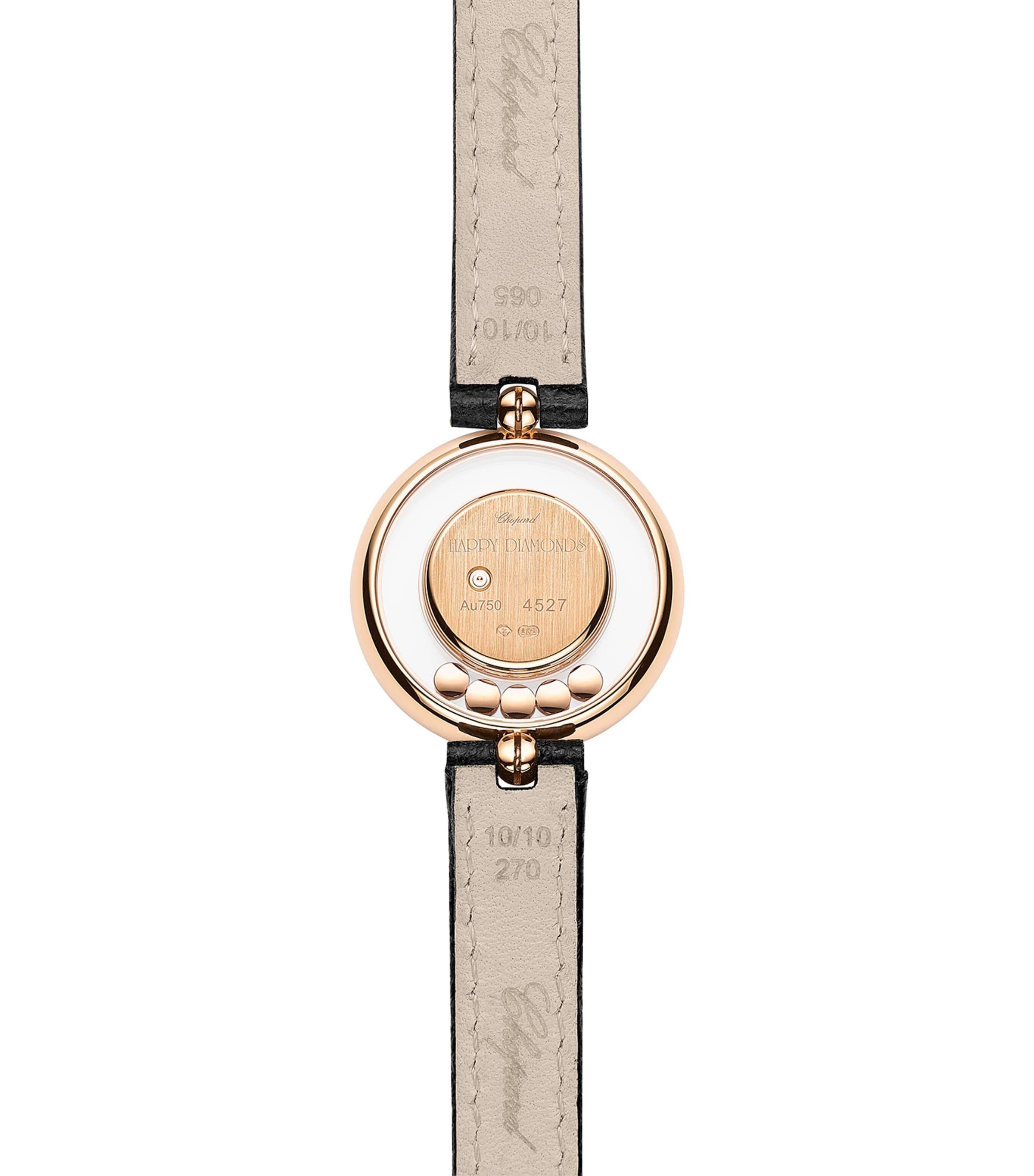 Chopard Happy Diamonds watch 26mm rose gold mother-of-pearl dial, imported from the UK