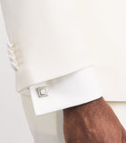 Tateossian Thompson mother-of-pearl mosaic cufflinks set - British product