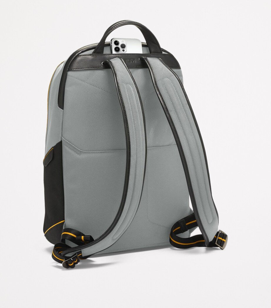 Sleek Backpack with Carbon Fibre Accents and USB Port, 43cm x 30.5cm x 14cm