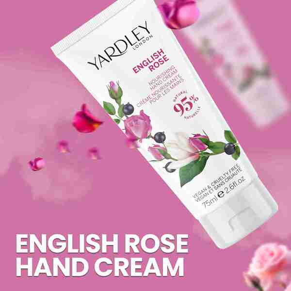 Yardley London English Rose hand cream 75ml (British brand)