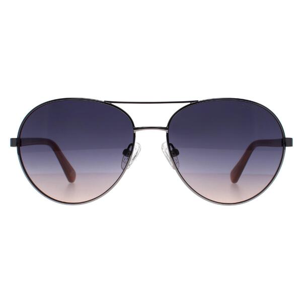 Guess GU5213 silver men sunglasses, imported from the UK