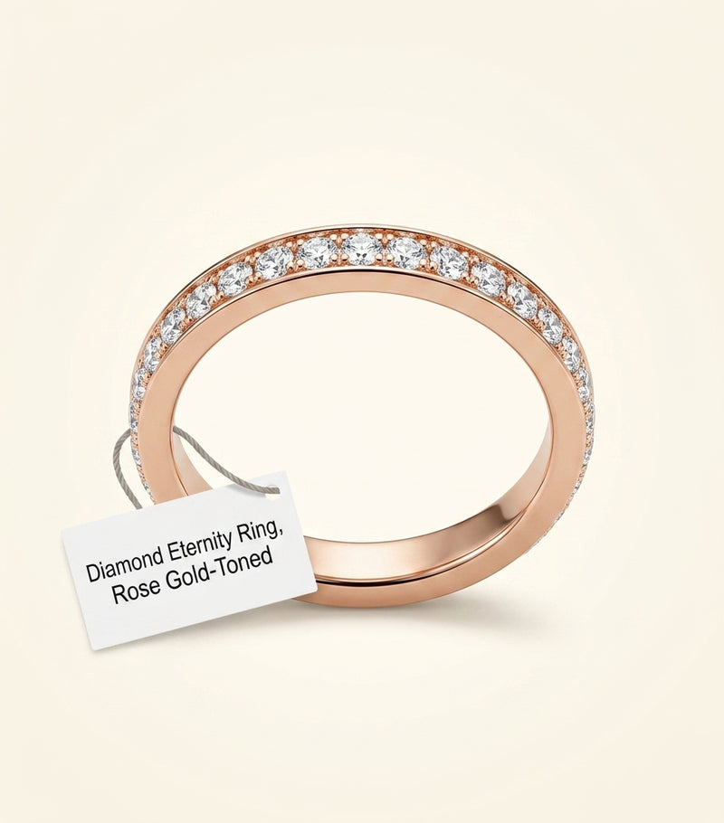 Cartier LOVE ring rose gold diamonds 2.6mm, imported from the UK