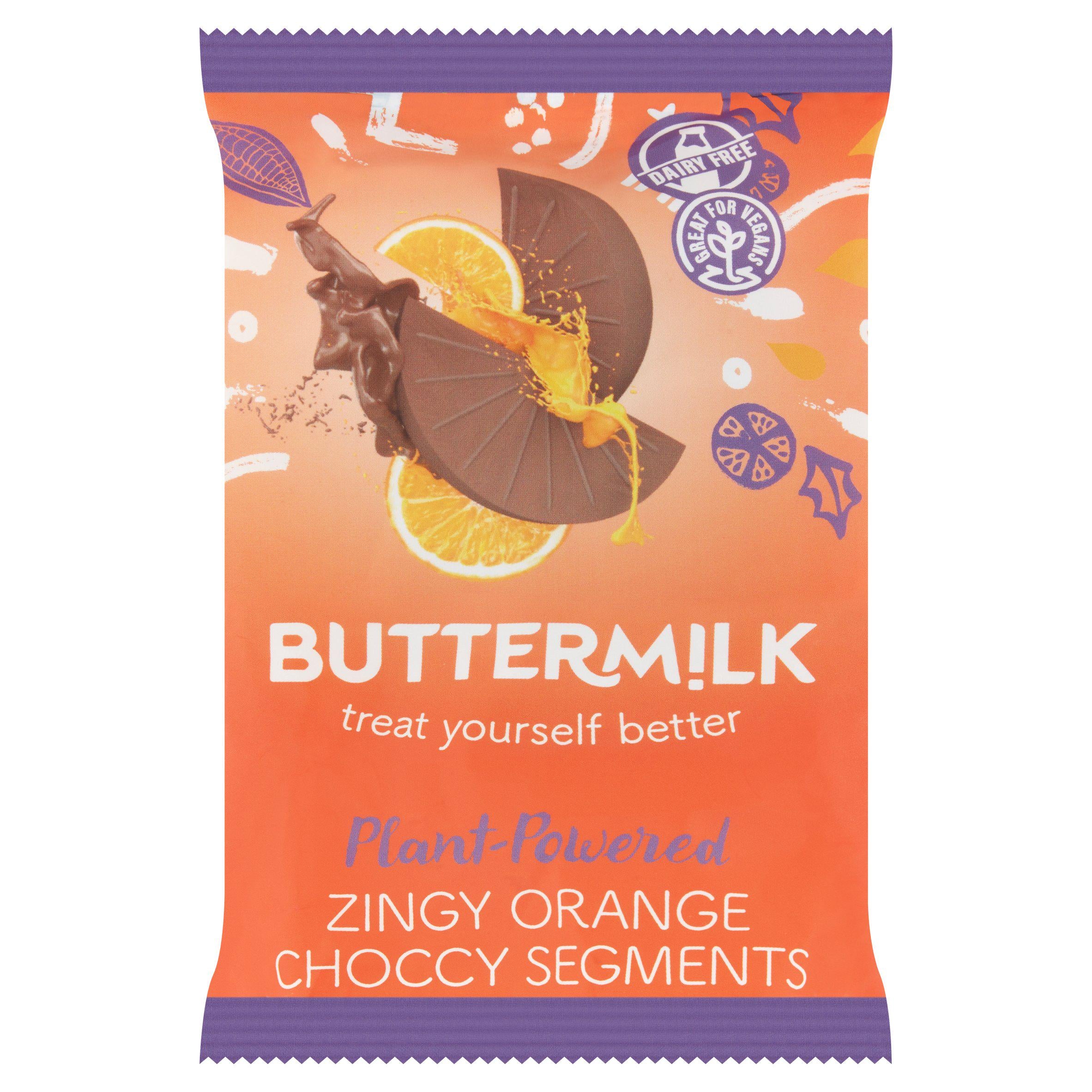 Buttermilk Zingy Orange Choccy Segments 100g GOODS Sainsburys   