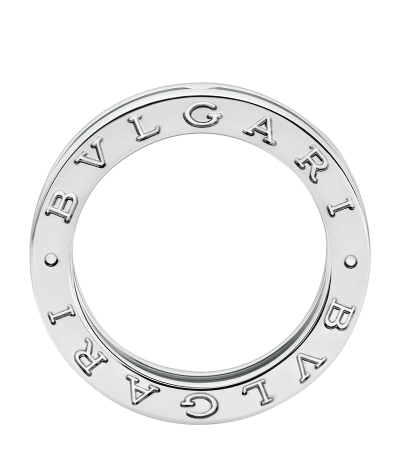 Bvlgari white gold B.zero1 one-band ring (British brand)