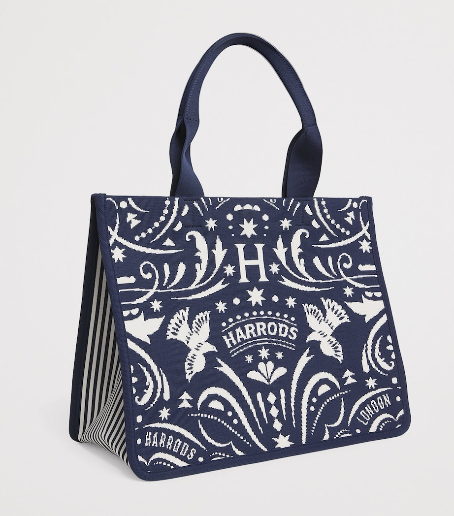 Harrods medium Knights of Brompton tote bag - British product