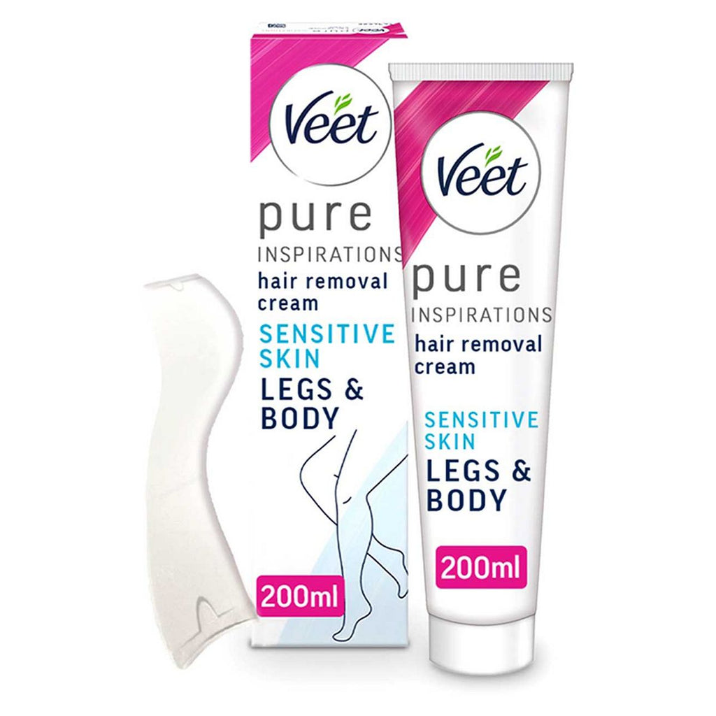 Veet Pure Hair Removal Cream Legs & Body Sensitive - 200ml