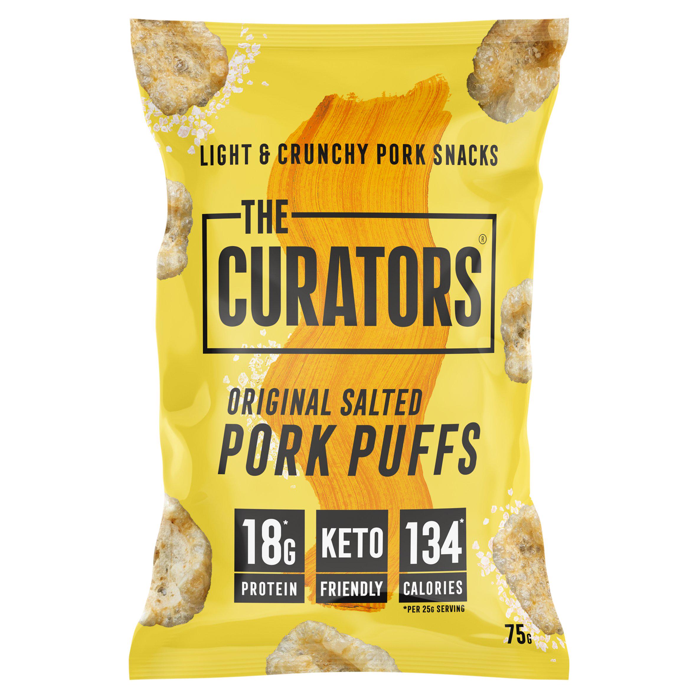 The Curators Original Salted Pork Puffs 75g GOODS Sainsburys   