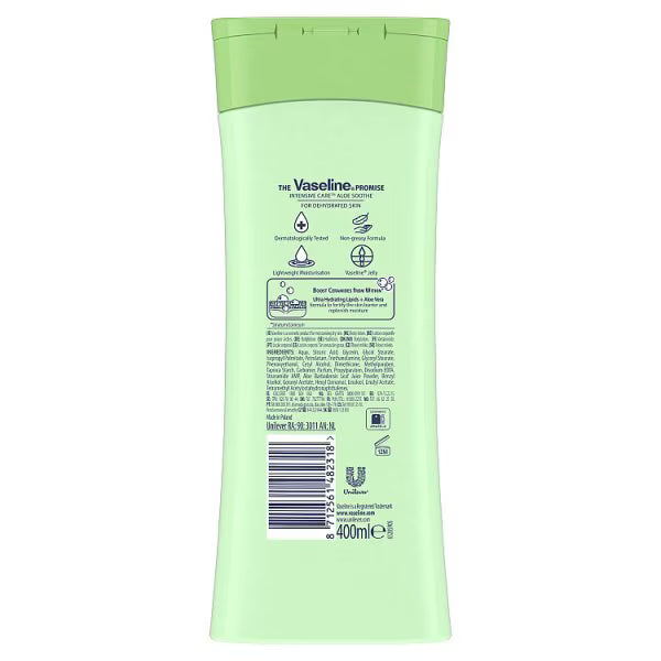 Vaseline Intensive Care Aloe Soothe Body Lotion 400ml (British brand)