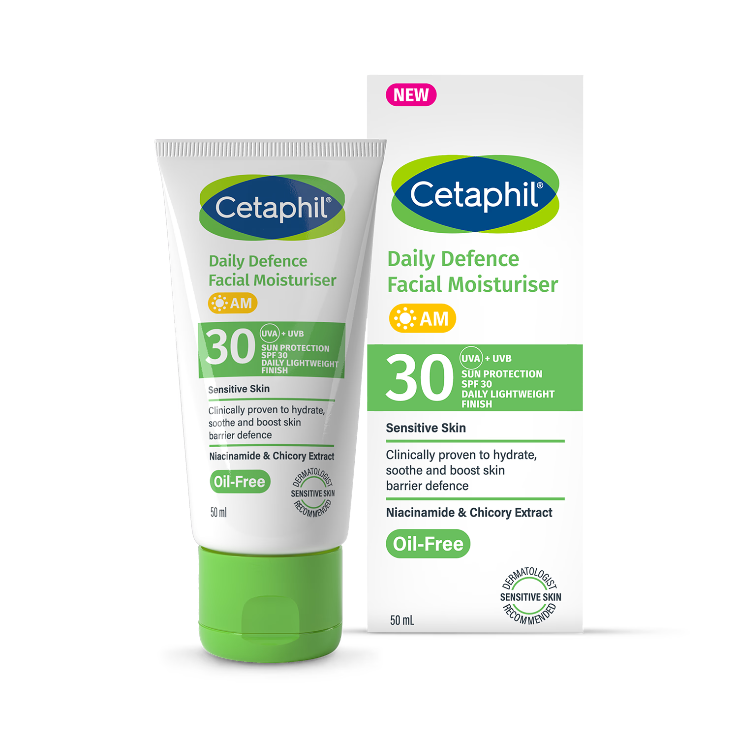 Cetaphil SPF 30 Daily Defence Face Moisturiser 50ml - British product