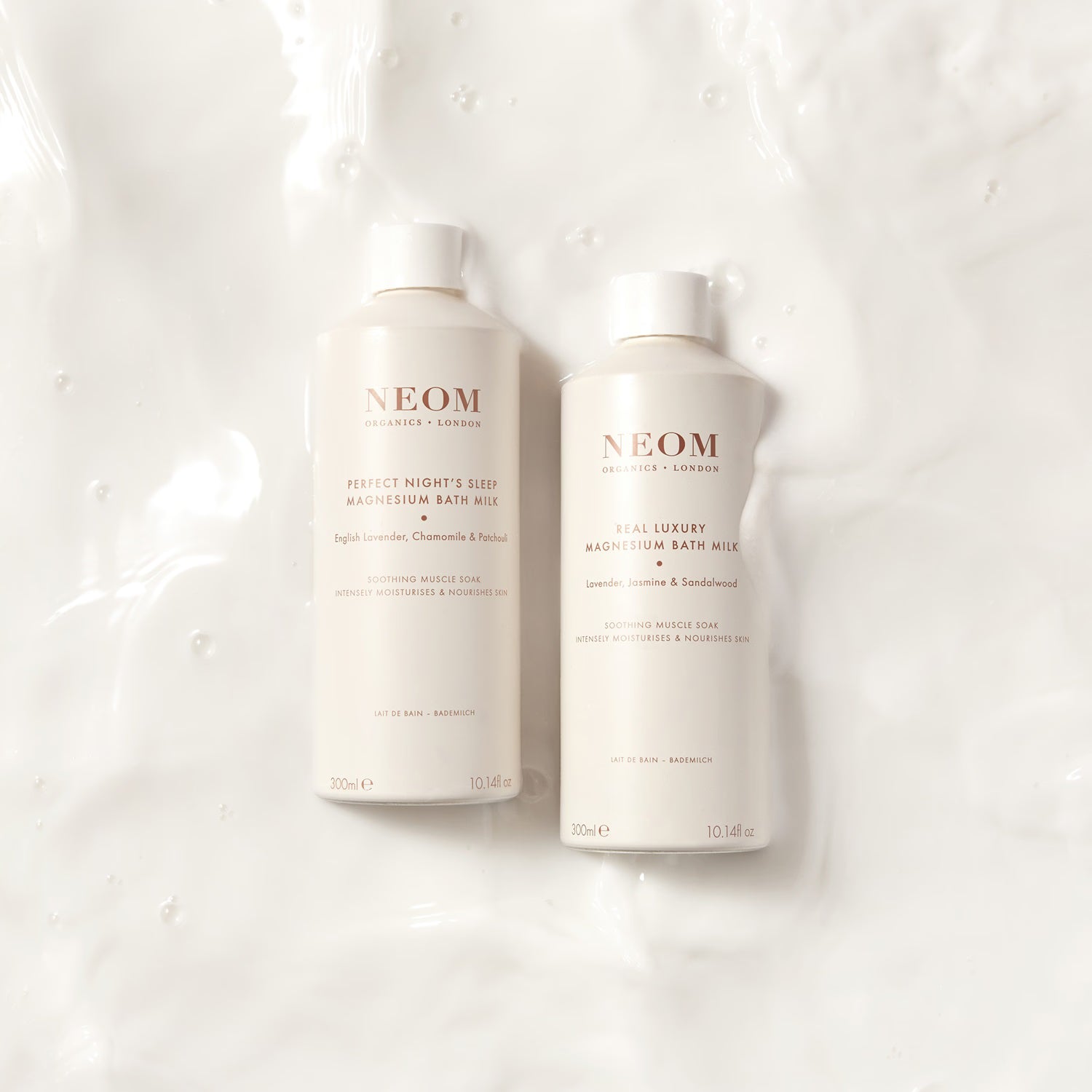 NEOM Real Luxury magnesium bath milk 300ml, imported from the UK