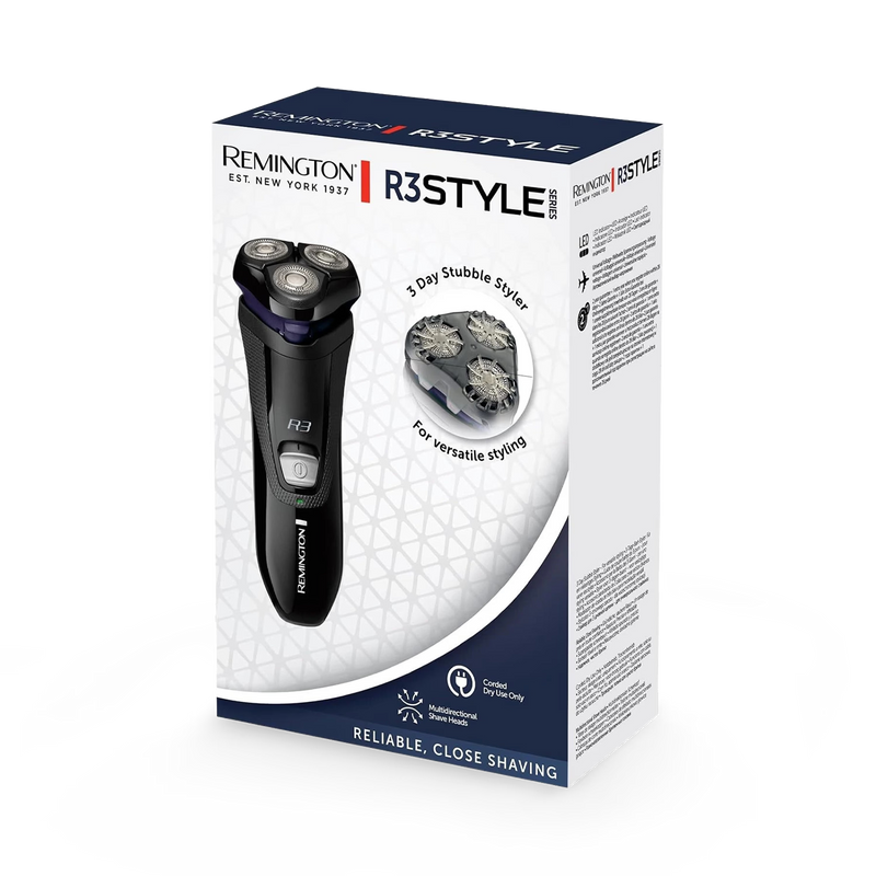 Remington R3 Style Series rotary shaver, imported from the UK