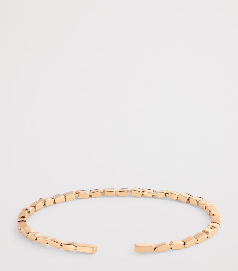 Suzanne Kalan rose gold diamond thin bangle, imported from the UK