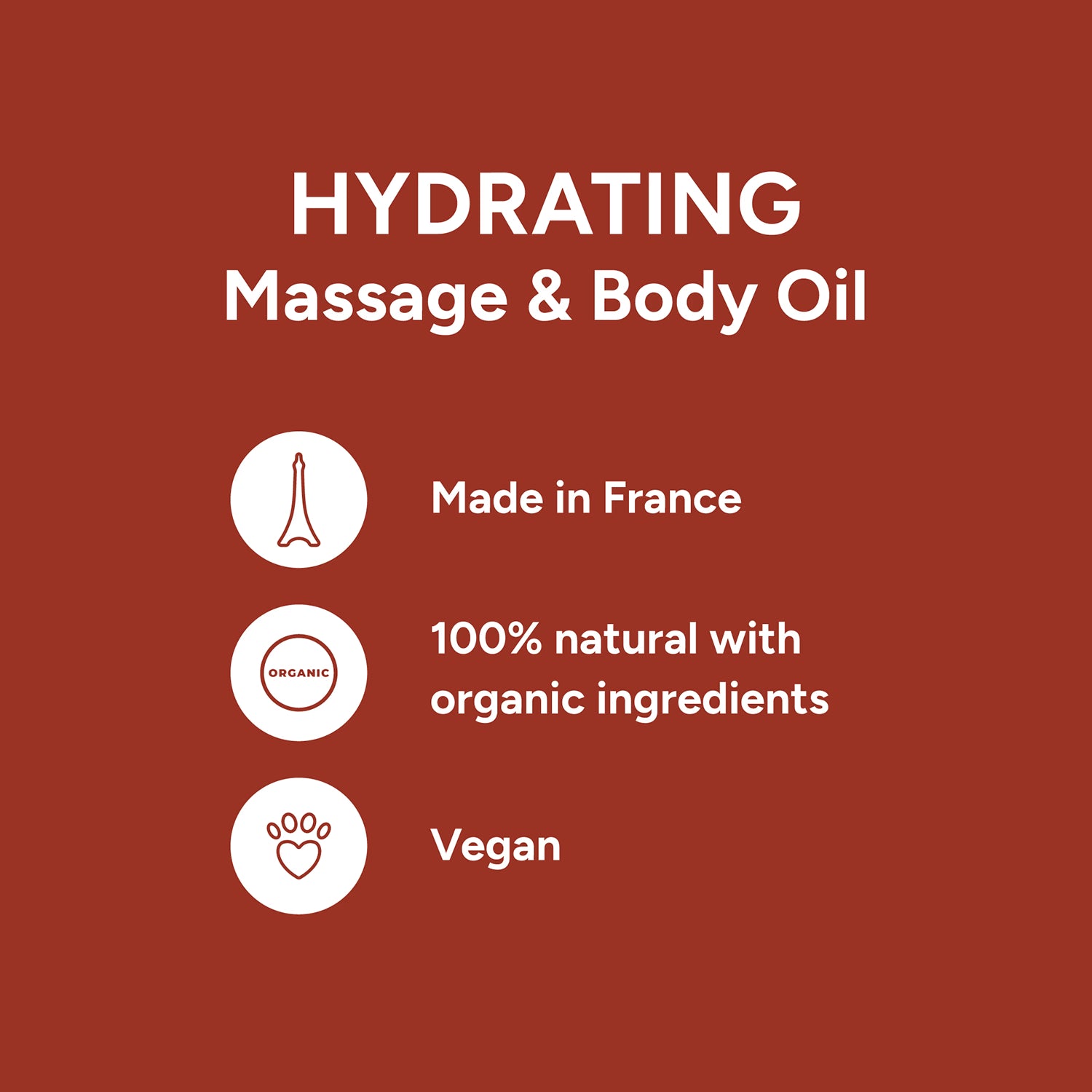 Smile Makers hydrating body massage oil sweet almond jojoba 100ml, imported from the UK