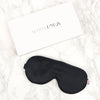 White Lotus Beauty silk sleep mask 100% mulberry silk, imported from the UK