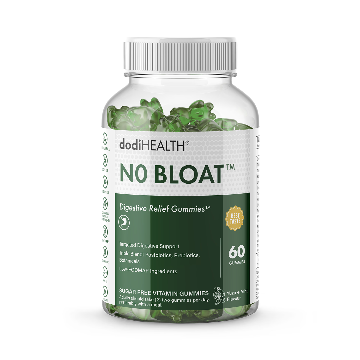 Dodi Health No Bloat Gummies - British product