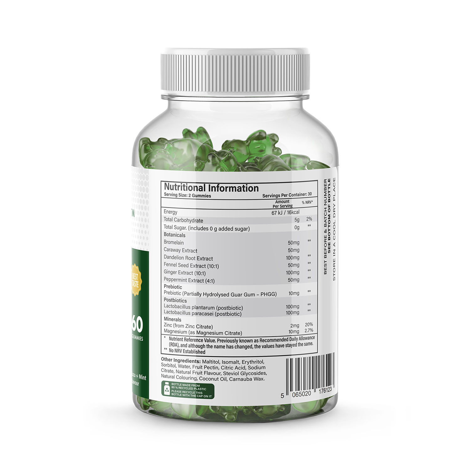 Dodi Health No Bloat Gummies - British product
