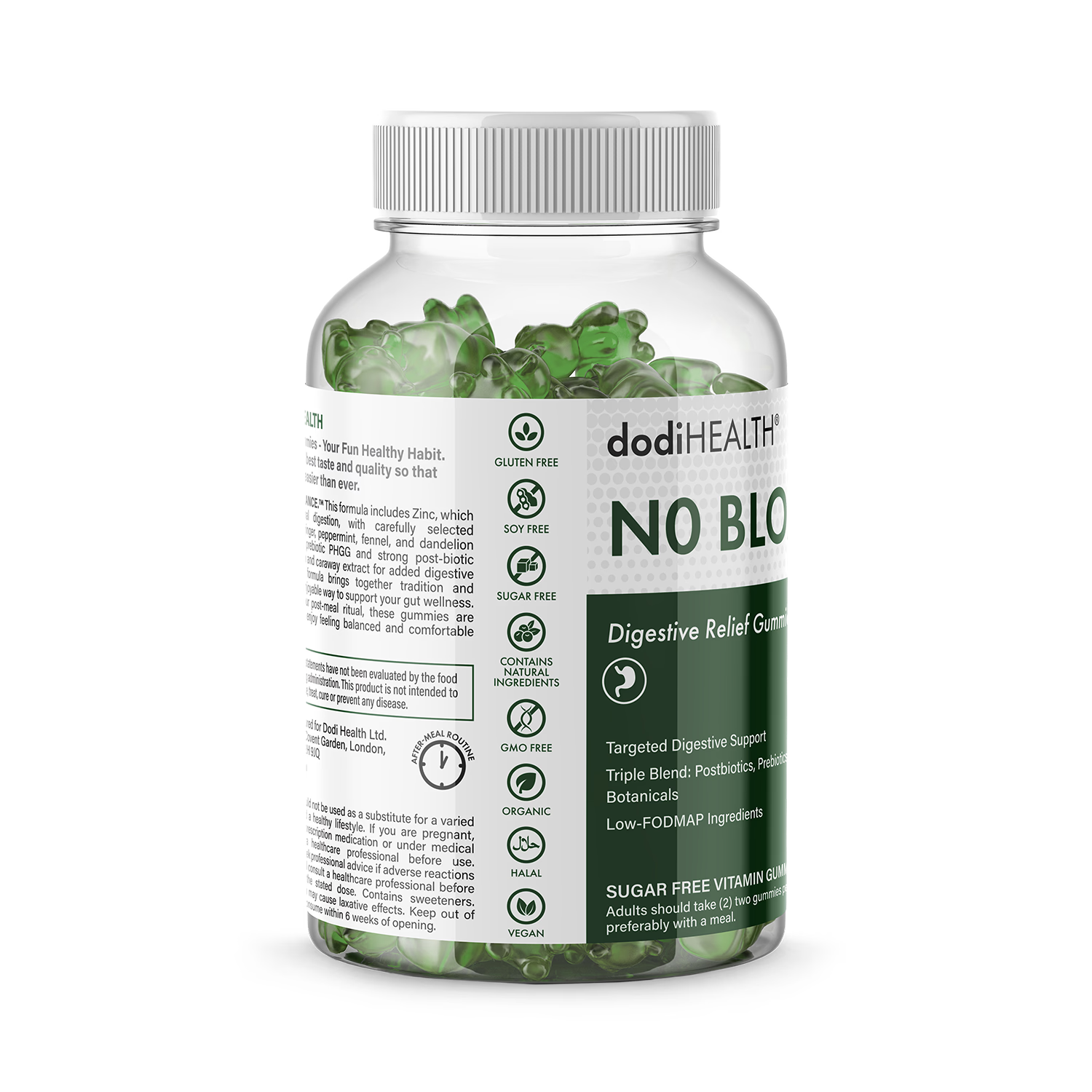 Dodi Health No Bloat Gummies - British product