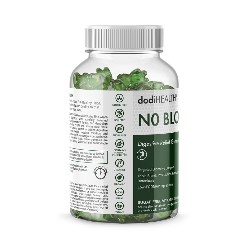 Dodi Health No Bloat Gummies - British product