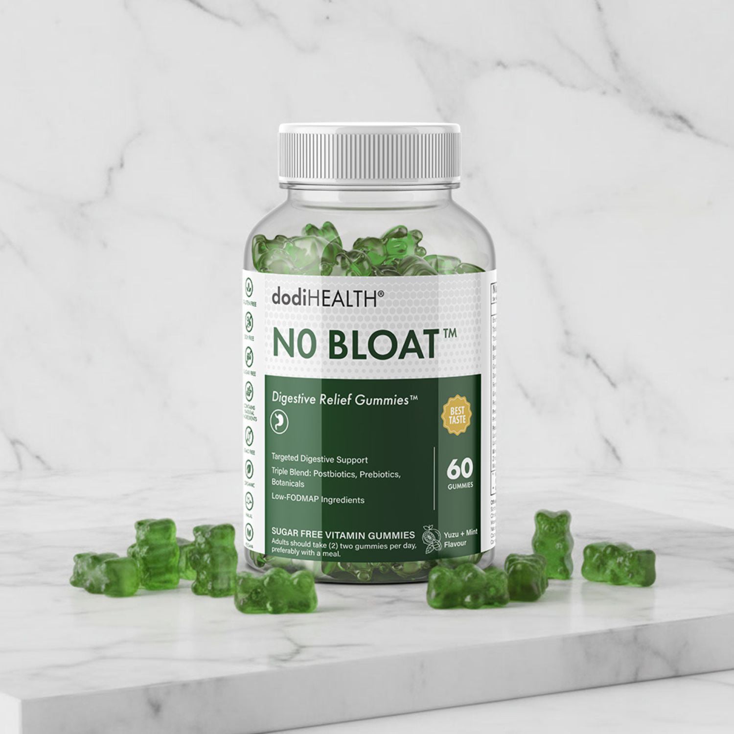 Dodi Health No Bloat Gummies - British product