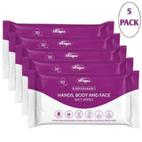 Nilaqua hands body face wipes 30pk - British product