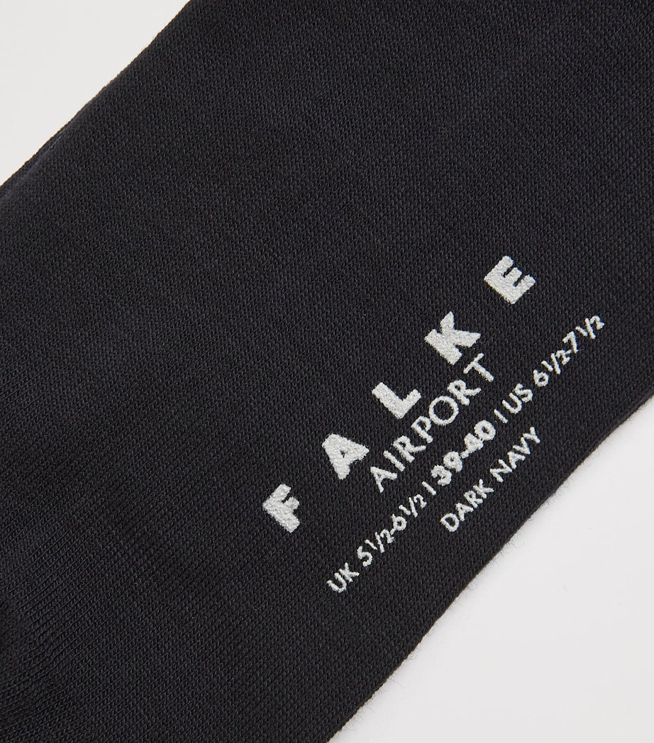 Falke virgin wool-blend airport socks, imported from the UK