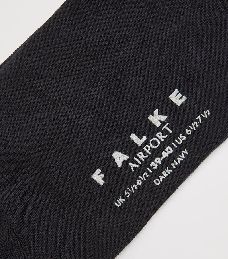 Falke virgin wool-blend airport socks, imported from the UK
