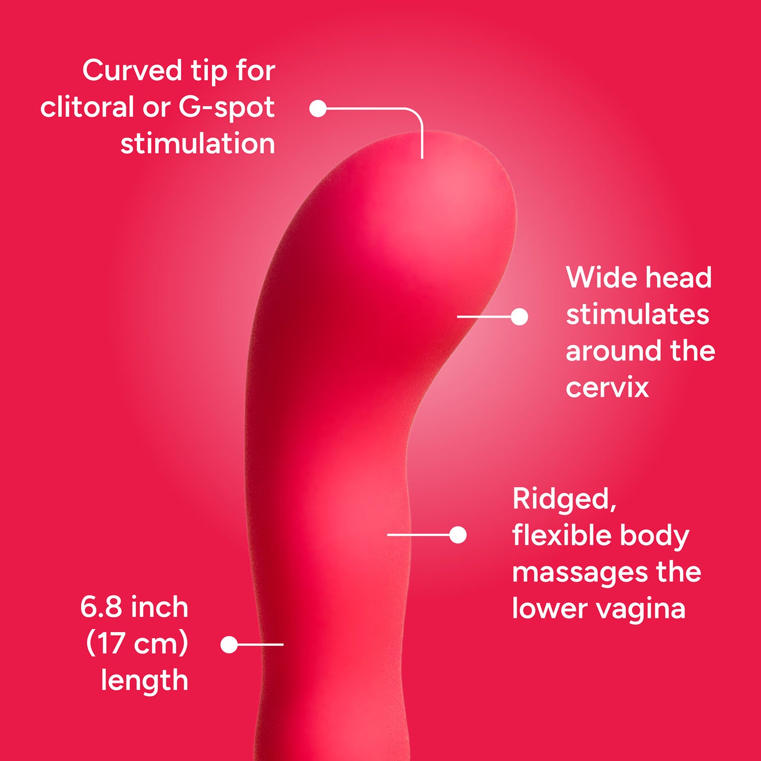 Smile Makers Romantic internal vibrator - British product