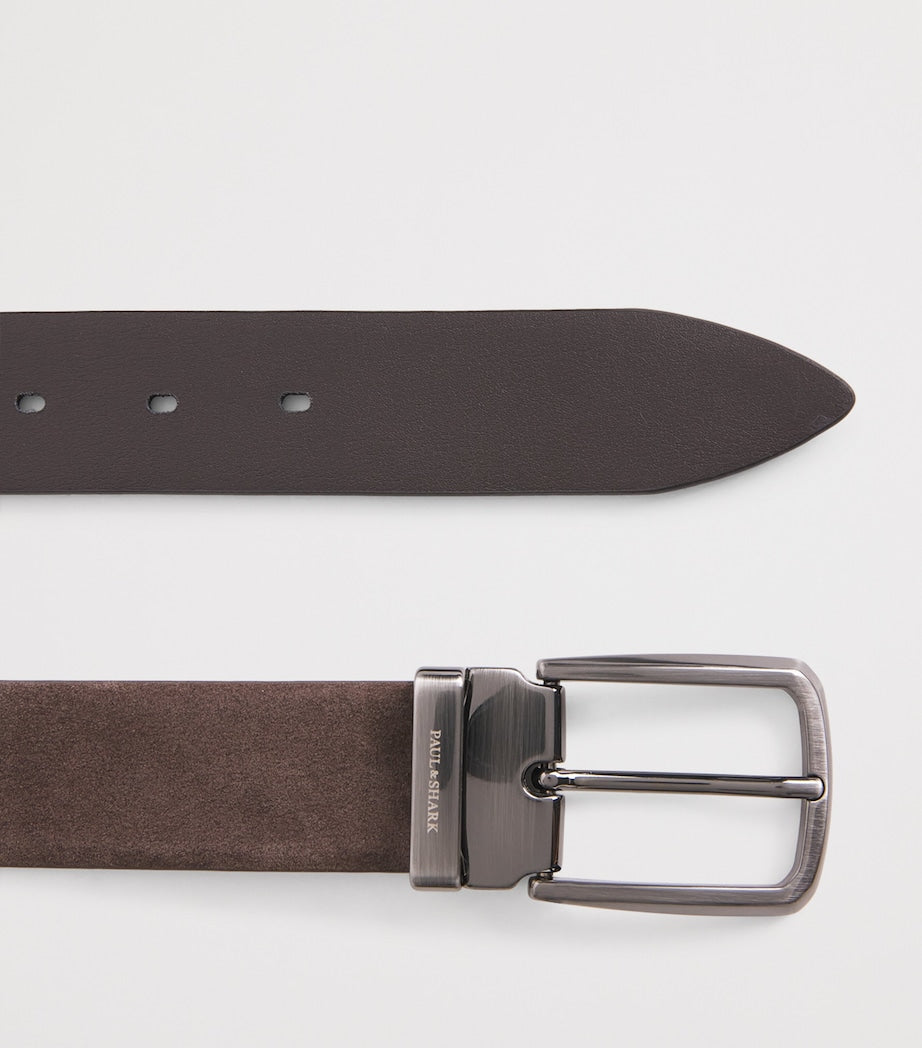 Paul & Shark Italian suede belt 3cm, UK version