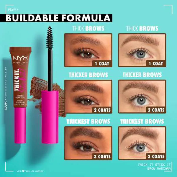 NYX Professional Makeup Brow Mascara Taupe, imported from the UK