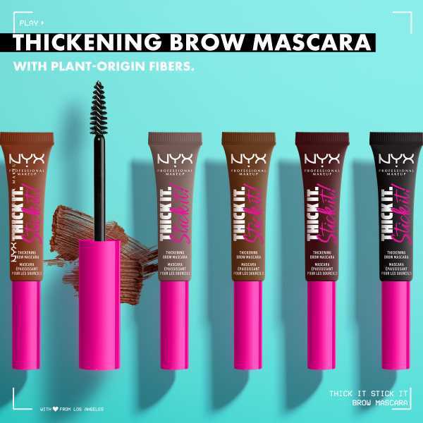 NYX Professional Makeup Brow Mascara Black, imported from the UK