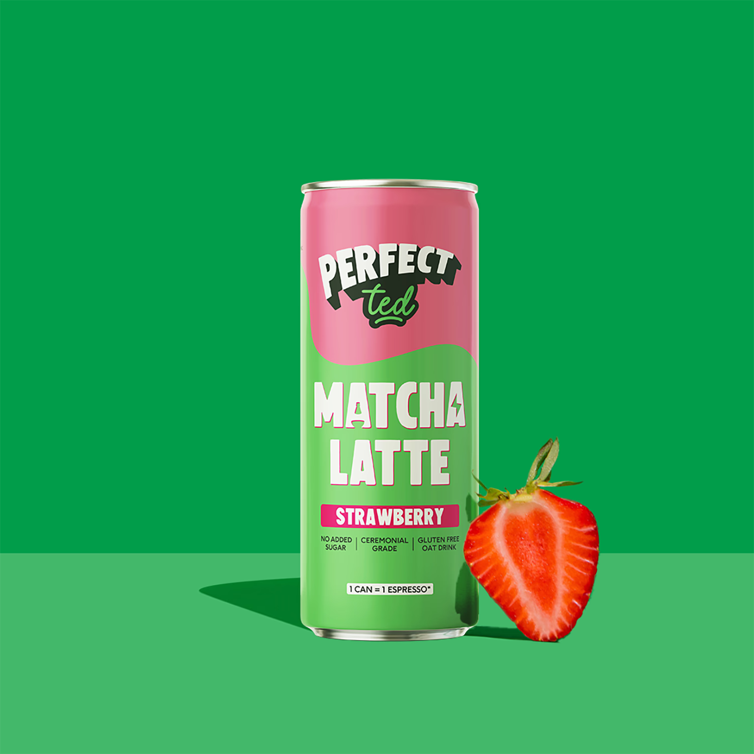 PerfectTed strawberry matcha latte 250ml - British product