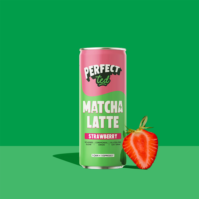 PerfectTed strawberry matcha latte 250ml - British product