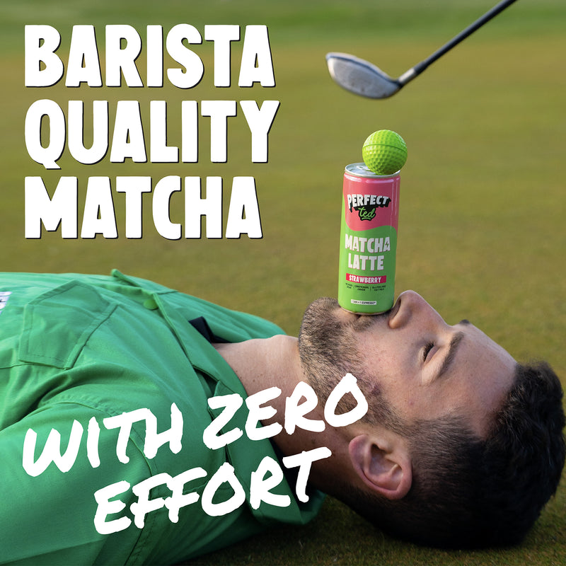 PerfectTed strawberry matcha latte 250ml - British product